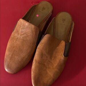 Frye Men's Tan Leather Loafers